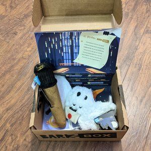 OFFICIAL Harry Potter Wand Hedwig Barkbox Bark Box Dog Toy Plush Squeak Crinkle